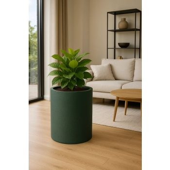 Doniczka betonowa cylindryczna OSLO L – 50x35 cm