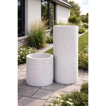 Doniczka betonowa cylindryczna OSLO XL – 90x45 cm