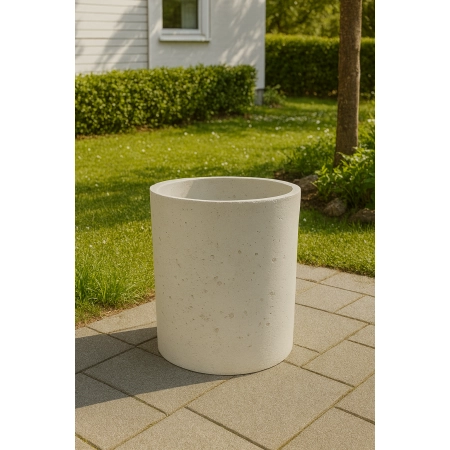 Donica betonowa cylindryczna OSLO M – 36x30 cm