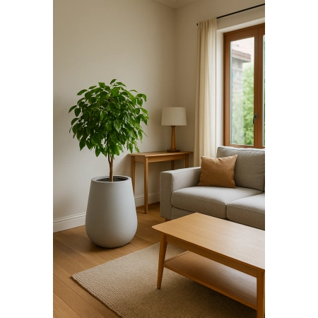 Doniczka w kształcie kropli NAPLES M – 700 x 360/570D mm