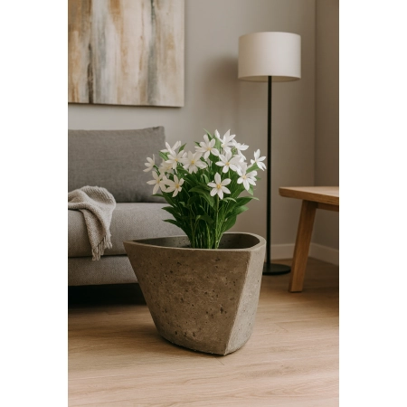 Donica betonowa MADRID dekoracyjna M Ø450 mm