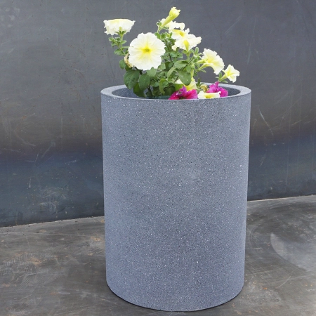 Donica betonowa cylindryczna OSLO L – 50x35 cm