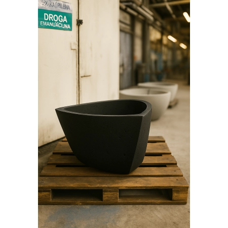 Donica betonowa MADRID dekoracyjna M Ø450 mm