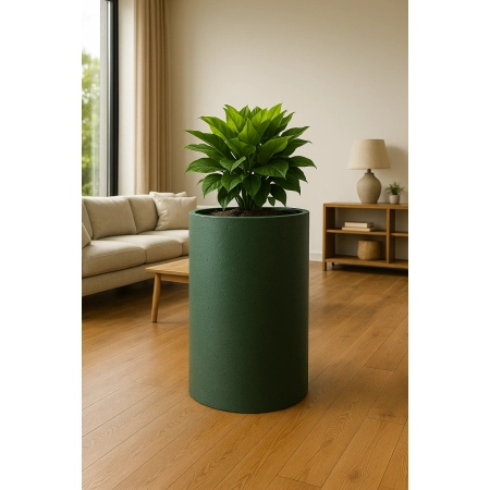 Doniczka betonowa cylindryczna OSLO M – 36x30 cm