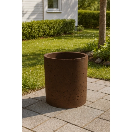 Donica betonowa cylindryczna OSLO M – 36x30 cm