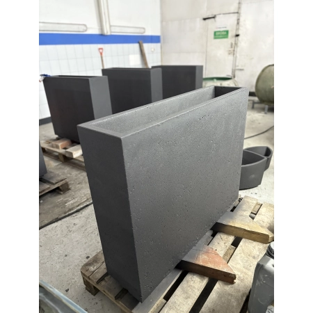 Wysoka donica betonowa BARCELONA 1000x800x250 mm