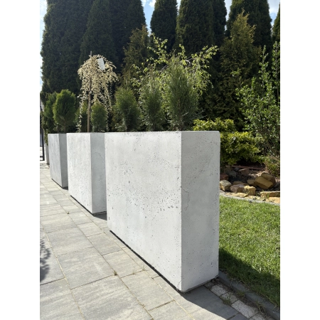 Wysoka donica betonowa BARCELONA 1000x800x250 mm