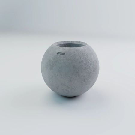 Donica betonowa SPHERE M 650 x 567 mm – Średnia kula betonowa