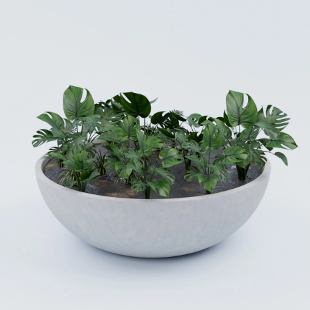 Donica betonowa VIENNA L Ø1200 × 400 mm – Talerz Betonowy Large Donica betonowa VIENNA L Ø1200 × 400 mm – Talerz Betonowy Large